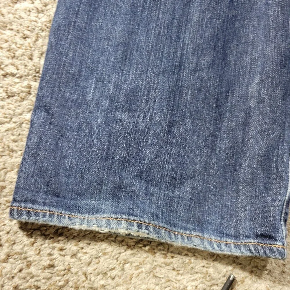 Lucky Brand Jeans Mens 38x30 Blue 181 Relaxed Straight Casual Dark Wash - Picture 8 of 9